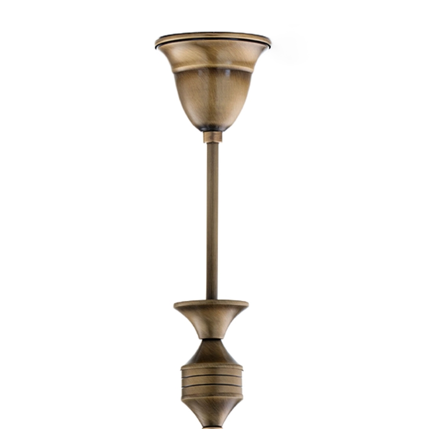 Brilagi - TAURUS rúddal szerelt csillár 1xE27/15W/230V átm. 40 cm bronzszínű