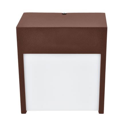 Brilagi - TERNI LED/12W/230V kültéri fali lámpatest barna IP44