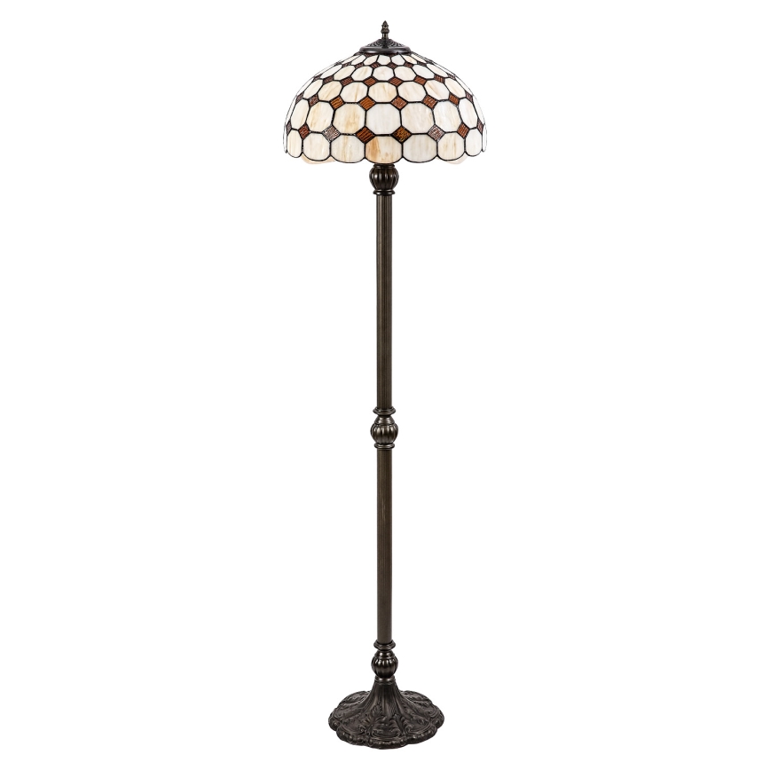 Brilagi - Tiffany ólomüveg állólámpa DORAN 2xE27/60W/230V