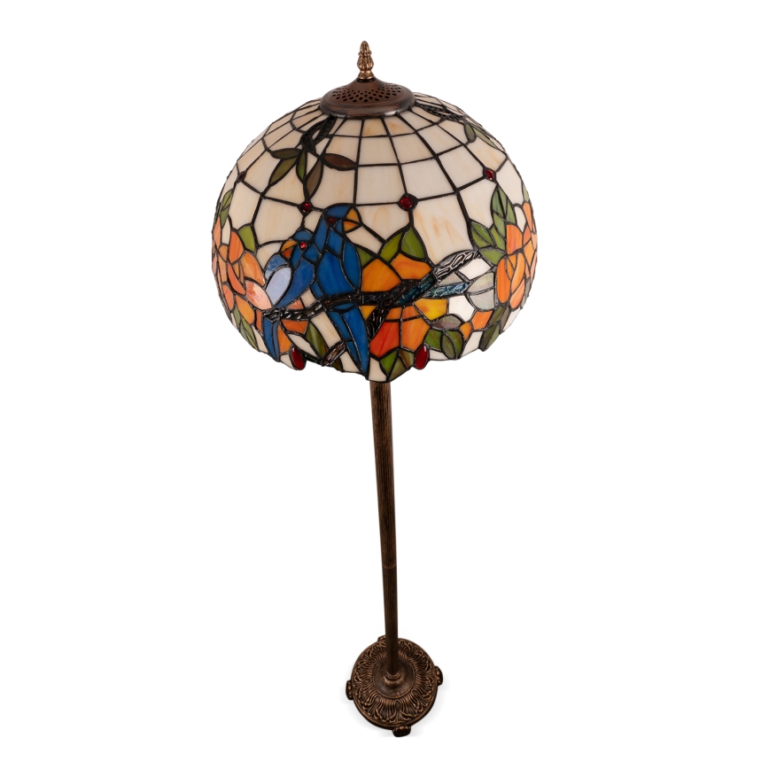 Brilagi - Tiffany ólomüveg állólámpa JUNGLE 2xE27/60W/230V