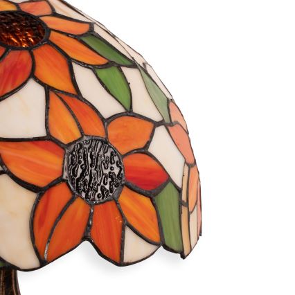 Brilagi - Tiffany ólomüveg asztali lámpa SUNFLOWER 1xE27/60W/230V
