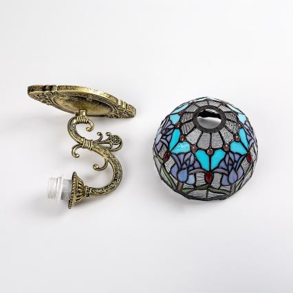 Brilagi - Tiffany ólomüveg falilámpa LORAS 1xE27/40W/230V