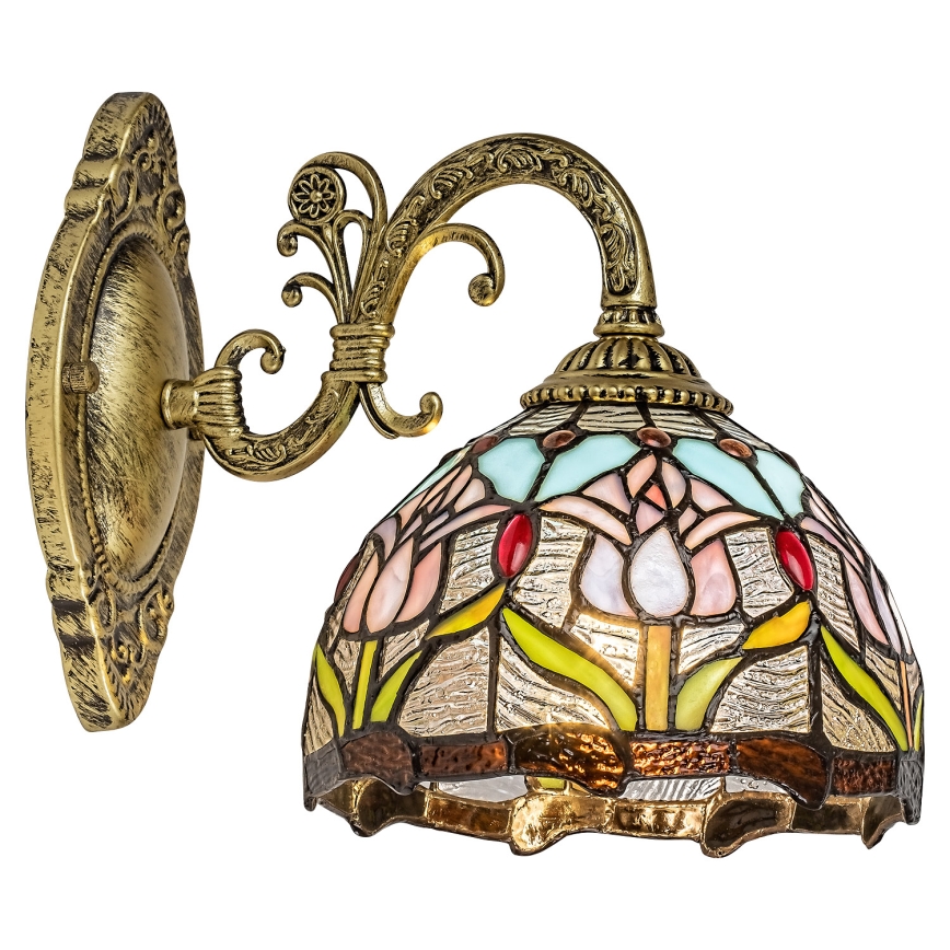 Brilagi - Tiffany ólomüveg falilámpa LORAS 1xE27/40W/230V