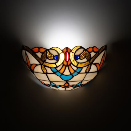 Brilagi - Tiffany-ólomüveg falilámpa MIRABELLA 1xE14/40W/230V