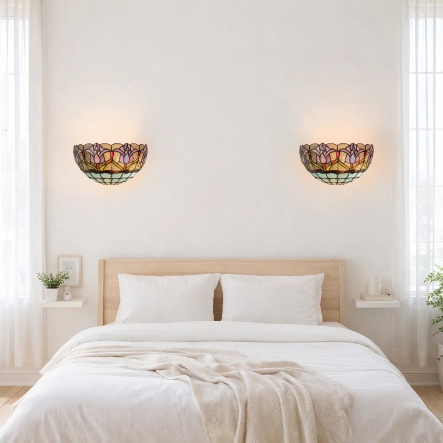 Brilagi - Tiffany stílusú falilámpa LORAS 1xE14/40W/230V