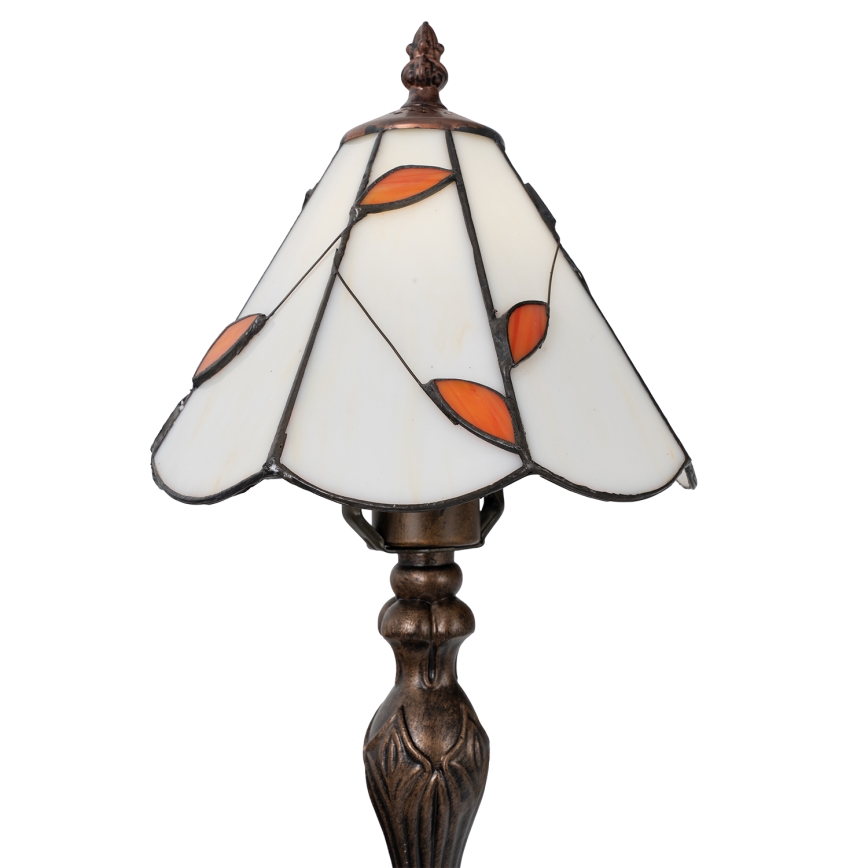 Brilagi - Tiffany-stílusú ólomüveg asztali lámpa FOLIA 1xE27/60W/230V