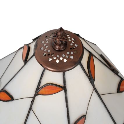Brilagi - Tiffany-stílusú ólomüveg asztali lámpa FOLIA 1xE27/60W/230V