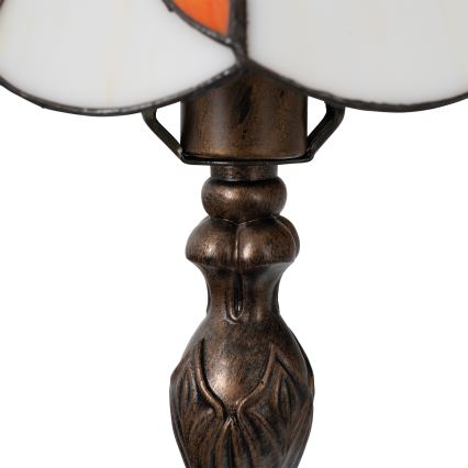 Brilagi - Tiffany-stílusú ólomüveg asztali lámpa FOLIA 1xE27/60W/230V
