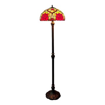 Brilagi - Tiffany-stílusú vitrázs állólámpa GARLAN 2xE27/60W/230V
