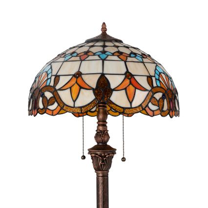 Brilagi - Tiffany-üveg állólámpa MIRABELLA 2xE27/60W/230V