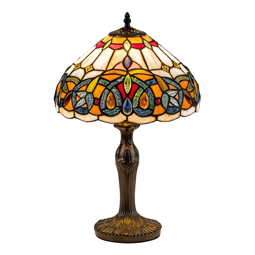 Brilagi - Tiffany-üveg asztali lámpa LUISA 1xE27/40W/230V