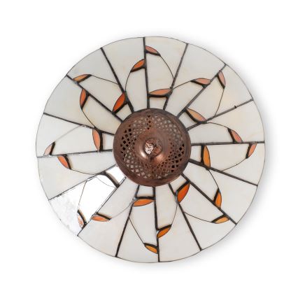 Brilagi - Tiffany vitrázs állólámpa FOLIA 2xE27/60W/230V
