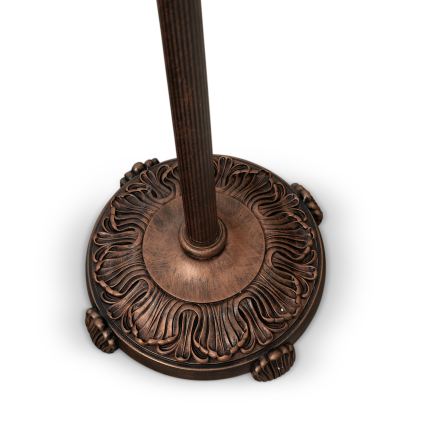 Brilagi - Tiffany vitrázs állólámpa FOLIA 2xE27/60W/230V