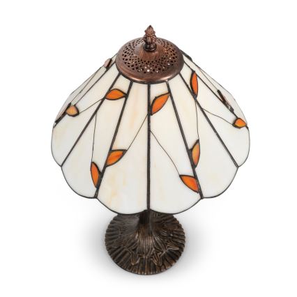 Brilagi - Tiffany-vitrázs asztali lámpa FOLIA 1xE27/60W/230V