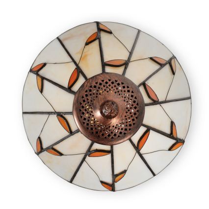 Brilagi - Tiffany-vitrázs asztali lámpa FOLIA 1xE27/60W/230V