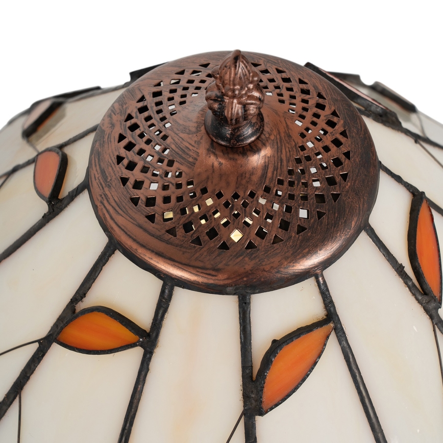 Brilagi - Tiffany-vitrázs asztali lámpa FOLIA 1xE27/60W/230V