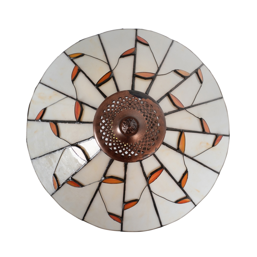 Brilagi - Tiffany vitrázs asztali lámpa FOLIA 1xE27/60W/230V