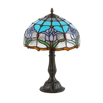 Brilagi - Tiffany vitrázs asztali lámpa LORAS 1xE27/40W/230V