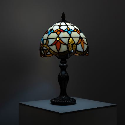 Brilagi - Tiffany-vitrázs asztali lámpa MIRABELLA 1xE27/60W/230V