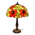 Brilagi - Tiffany vitrázs asztali lámpa SUNFLOWER 2xE27/60W/230V
