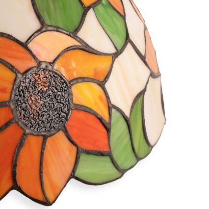 Brilagi - Tiffany vitrázs asztali lámpa SUNFLOWER 2xE27/60W/230V