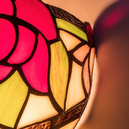 Brilagi - Tiffany vitrázs fali lámpa GARLAN 1xE14/40W/230V