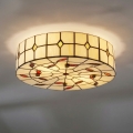 BRILAGI - Tiffany vitrázs mennyezeti lámpa FOLIA 2xE27/60W/230V átm. 40 cm