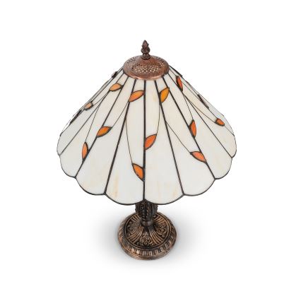 BRILAGI - Tiffany vitrázsos asztali lámpa FOLIA 1xE27/60W/230V