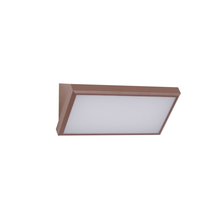 Brilagi - TRIANGLE kültéri LED fali lámpatest 20W/230V barna IP65