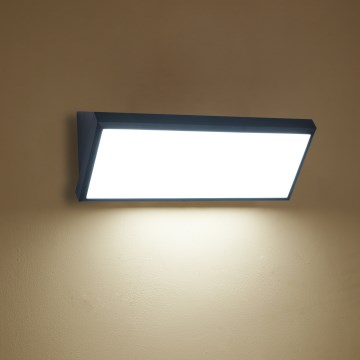 Brilagi - TRIANGLE LED kültéri fali lámpatest, 42W, 230V, fekete, IP65
