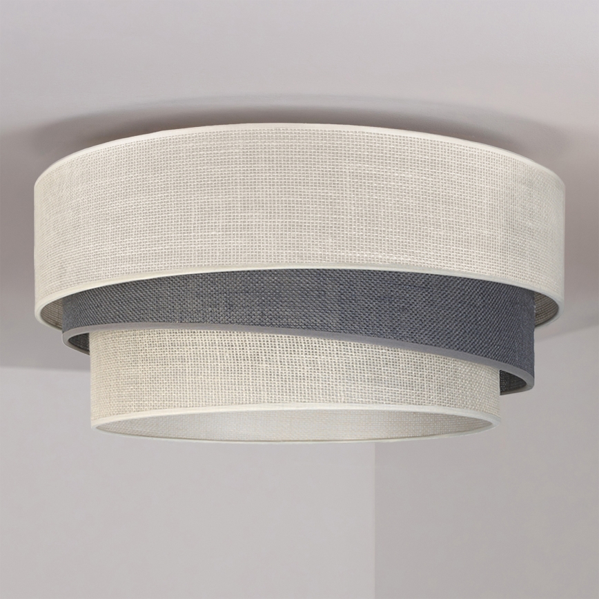 Brilagi - TRIO mennyezeti lámpa 1xE27/60W/230V, átm. 40 cm, krém/szürke