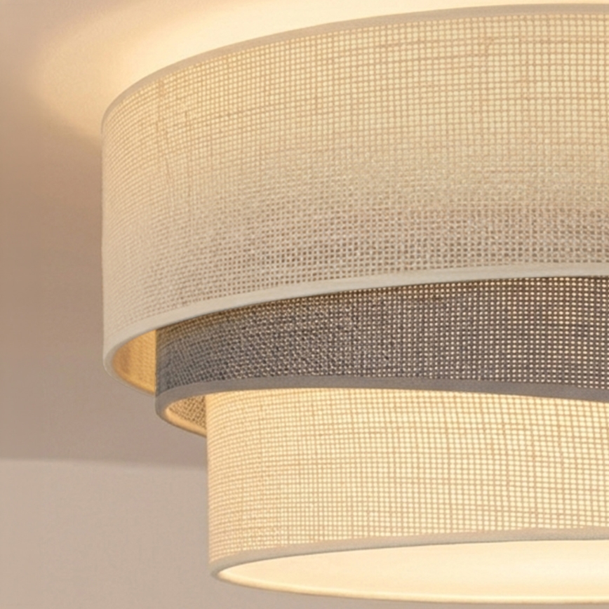 Brilagi - TRIO mennyezeti lámpa 1xE27/60W/230V, átm. 40 cm, krém/szürke