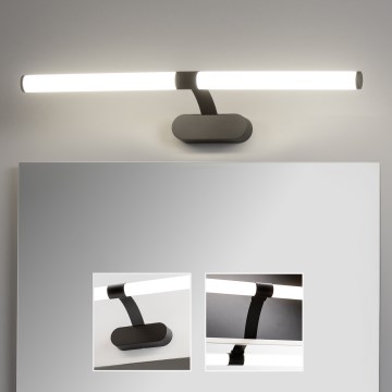 Brilagi - TUBEO 2 az 1-ben LED fürdőszobai tükörvilágítás LED/8W/230V 60 cm IP44 fekete