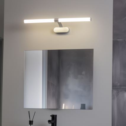 Brilagi - TUBEO 2 az 1-ben LED tükörvilágítás, 8W/230V, 60 cm, IP44, ezüst