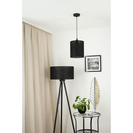 Brilagi - Függeszték kábellel TUBES 1xE27/15W/230V átm. 20 cm fekete