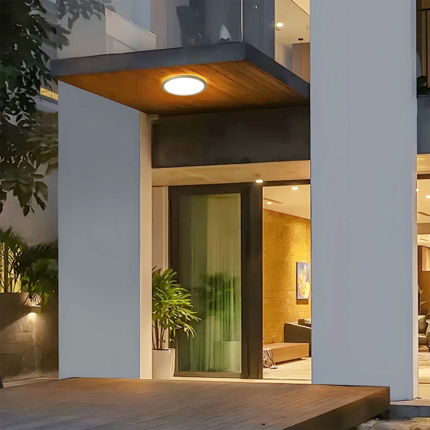Brilagi - LED fürdőszobai mennyezeti lámpa ULTRA SLIM LED/12W/230V Ø 22,5 cm arany IP54