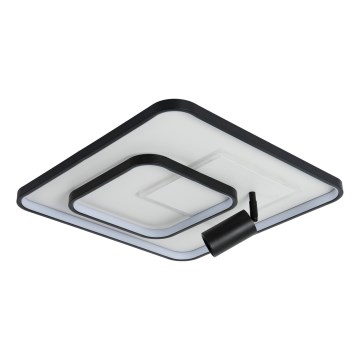 Brilagi - UNITY dimmelhető LED mennyezeti lámpatest LED/75W/230V + 1xGU10/3W 3000-6000K 50x50 cm fehér/fekete + távirányító