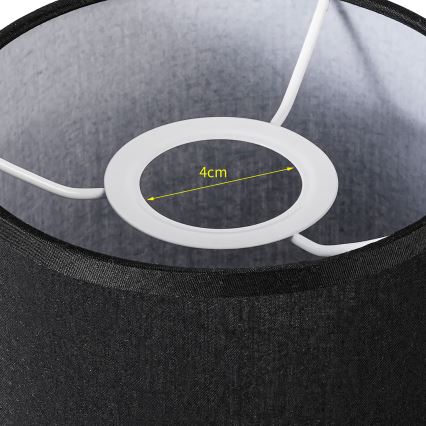 Brilagi - Univerzális NUBILA E27 lámpabúra 15,5x14 cm antracit