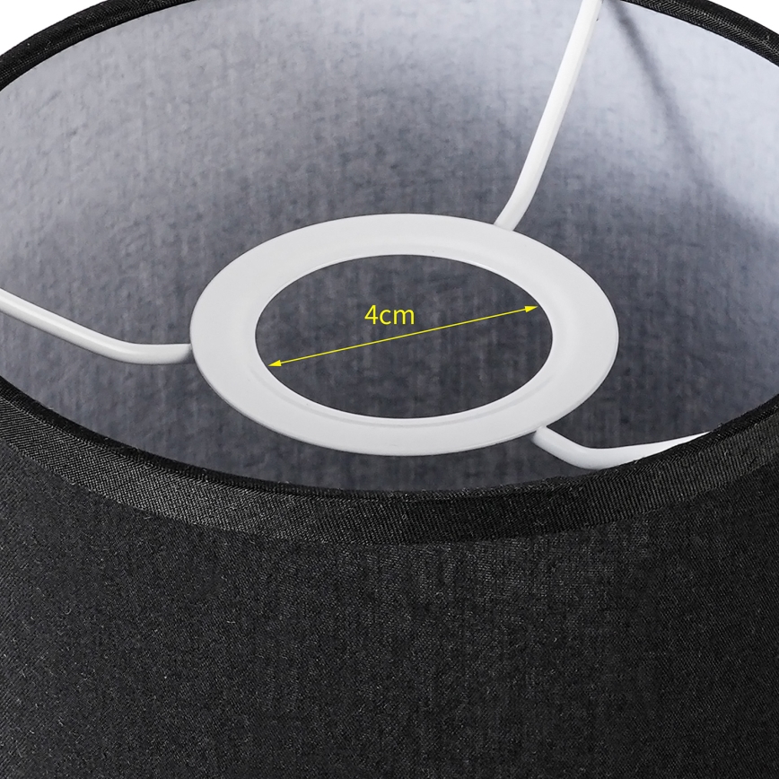 Brilagi - Univerzális NUBILA E27 lámpabúra 15,5x14 cm antracit