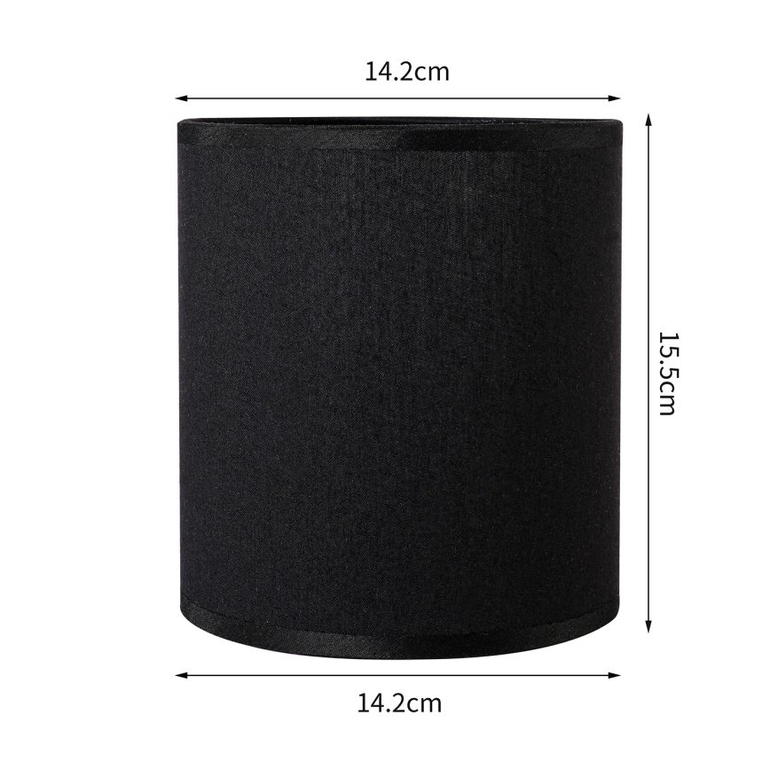 Brilagi - Univerzális NUBILA E27 lámpabúra 15,5x14 cm antracit