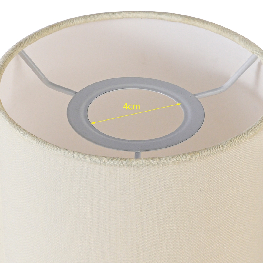 Brilagi - Univerzális NUBILA E27 lámpabúra 15,5x14 cm krémszínű