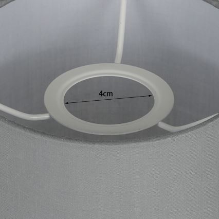 Brilagi - Univerzális NUBILA E27 búra 15,5x14 cm világosszürke