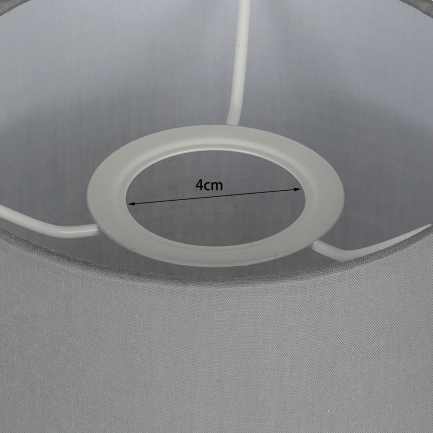 Brilagi - Univerzális NUBILA E27 búra 15,5x14 cm világosszürke