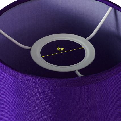 Brilagi - Univerzális NUBILA E27 lámpabúra 15,5x14 cm lila