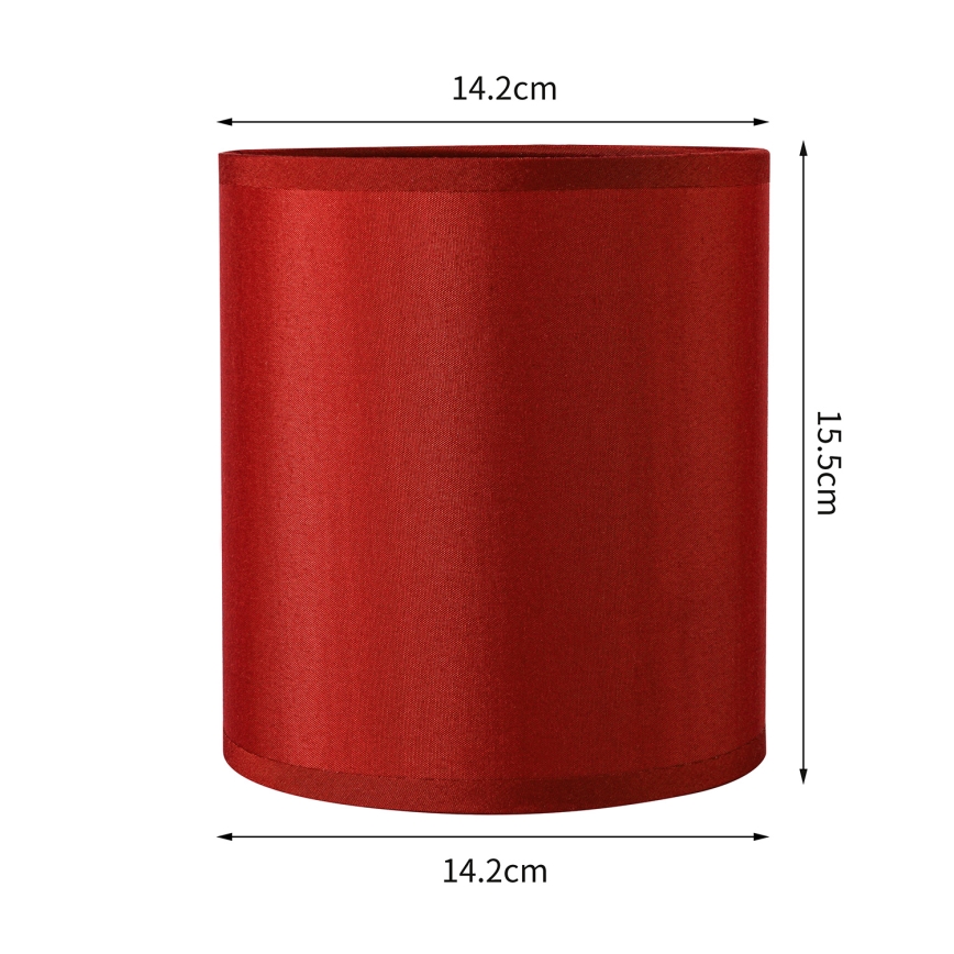 Brilagi - Univerzális NUBILA E27 lámpabúra 15,5x14 cm piros