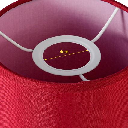 Brilagi - Univerzális NUBILA E27 lámpabúra 15,5x14 cm pompeji vörös