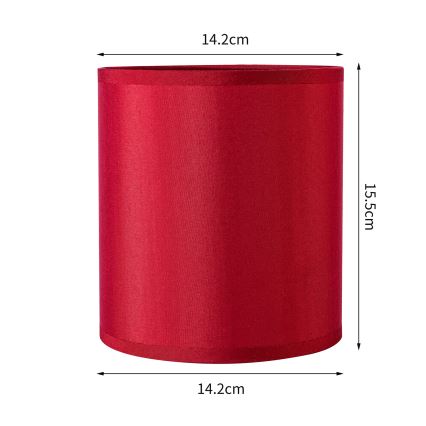 Brilagi - Univerzális NUBILA E27 lámpabúra 15,5x14 cm pompeji vörös