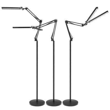 Brilagi - VARIO LED fényerőszabályozható, flexibilis állólámpa 14W/230V 3000-6000K 157 cm fekete