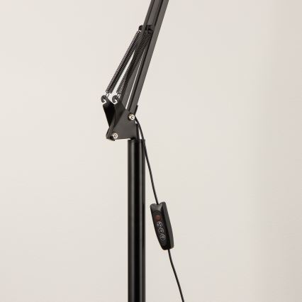 Brilagi - VARIO LED fényerőszabályozható, flexibilis állólámpa 14W/230V 3000-6000K 157 cm fekete