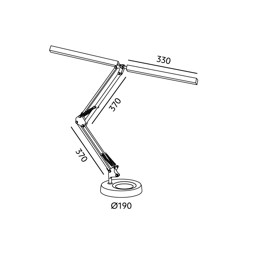Brilagi - VARIO dimmelhető LED asztali lámpa LED/15W/230V 3000-6000K fehér